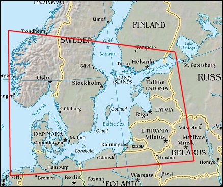 Map: Baltic Sea