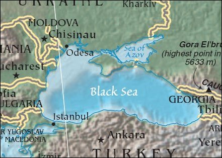 Map: Black Sea