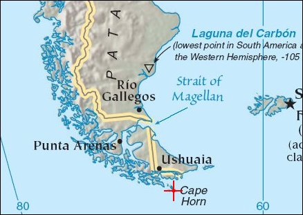 Map: Cape Horn
