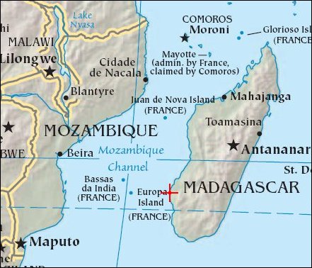 Map: Coral Reefs of Madagascar