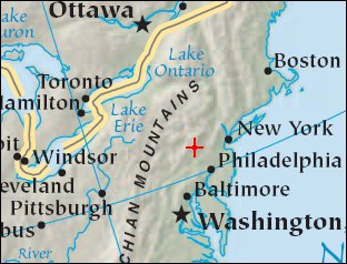 Map: Delaware River