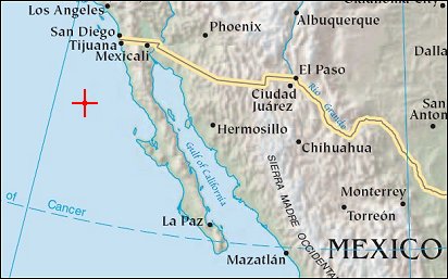 Map: Guadalupe Island