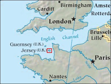 Map: Isle of Jersey