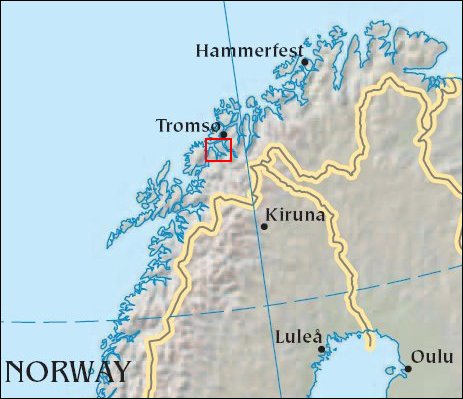 Map: Fjords of Norway