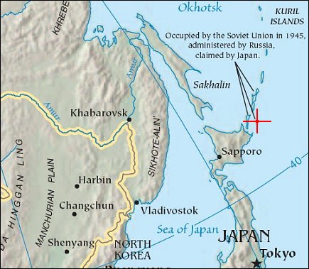 Map: Shikotan