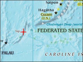 Map: Yap Island